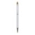 Cyrus recycled aluminium ballpoint pen (black ink), White