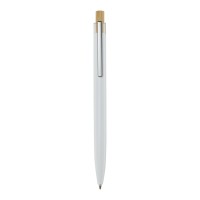 Nooshin recycled aluminium ballpoint pen (blue ink), White