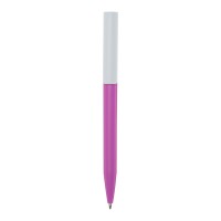 Unix balpen van gerecycled plastic (blauwe inkt), Magenta