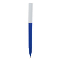 Unix balpen van gerecycled plastic (blauwe inkt), Koningsblauw