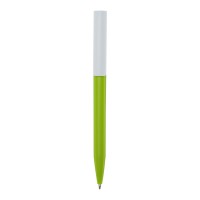 Unix balpen van gerecycled plastic (blauwe inkt), Appelgroen
