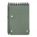 Thalaasa A6 hard cover ocean-bound notebook with ballpoint pen (black ink), Heather green