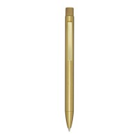 Beatriz recycled brass ballpoint pen (black ink), Gold