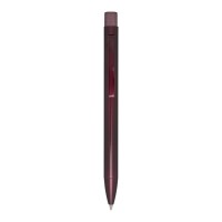 Beatriz recycled brass ballpoint pen (blue ink), Burgundy