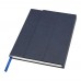 Alejandra A5 recycled plastic hard cover notebook, Ocean blue