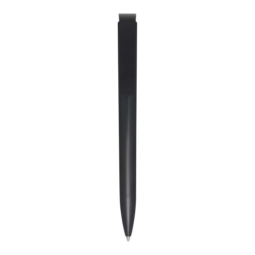 Lucia recycled plastic ballpoint pen (black ink), Black