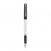 Waterman Hemisphere vulpen met kleurblokken en palladium afwerking (blauwe inkt). Wit, Zwart