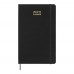 Moleskine hard cover undated L weekly planner, Black