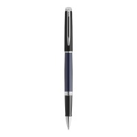 Waterman Hemisphere rollerbalpen met kleurblokken en palladium afwerking (zwarte inkt). Blauw, Zwart
