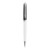 Waterman Hemisphere balpen met kleurblokken en palladium afwerking (blauwe inkt). Wit, Zwart