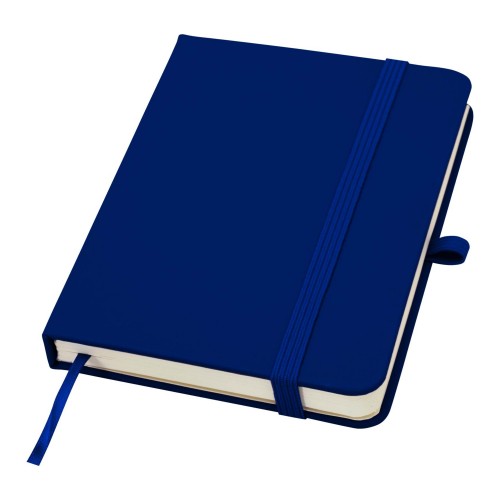 Spectrum Plus A6 hard cover notebook, Navy Blue
