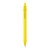 Fidget balpen van gerecycled plastic (zwarte inkt), Geel