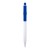 Unica recycled plastic ballpoint pen (black ink), Royal blue