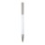 Ziguur recycled aluminium ballpoint pen (blue ink), White
