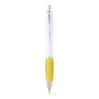 Nash recycled plastic ballpoint pen (blue ink), Yellow