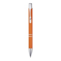Moneta recycled aluminium ballpoint pen (blue ink), Orange