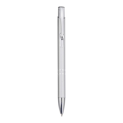 Moneta recycled aluminium ballpoint pen (blue ink), Silver