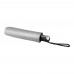 Alex 21.5'' opvouwbare automatische paraplu. Zilver, Zwart