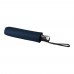 Alex 21.5'' opvouwbare automatische paraplu. Marineblauw, Zilver