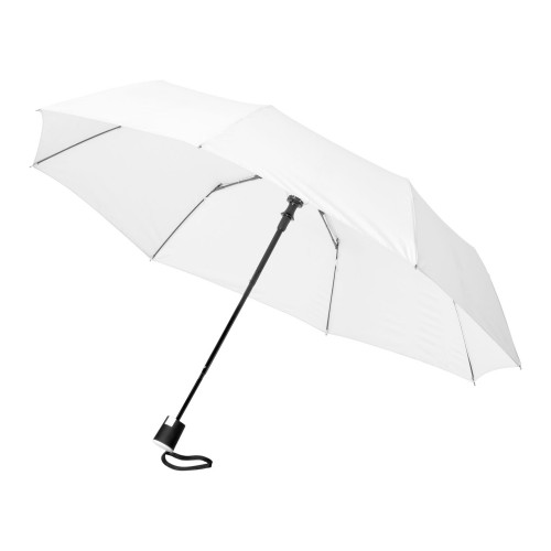 Wali 21'' opvouwbare automatische paraplu, Wit