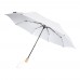 Birgit 21'' opvouwbare windproof gerecyclede PET-paraplu, Wit