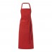 Viera 240 g/m² apron, Red