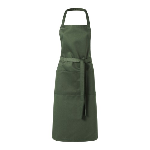 Viera 240 g/m² apron, Forest green