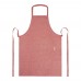 Pheebs 200 g/m² recycled cotton apron, Heather red