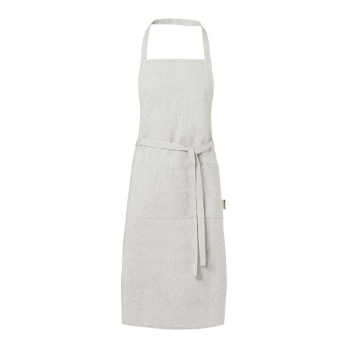 Pheebs 200 g/m² recycled cotton apron, Heather grey