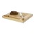 Pao bamboo cutting board with knife. Natural, Silver