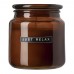 Wellmark Let's Get Cozy 650 g scented candle - cedar wood fragrance, Amber heather