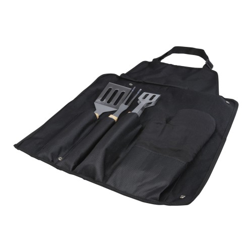 Gril 5-delige barbecueset, Zwart