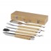 Churras 5-piece BBQ set, Natural