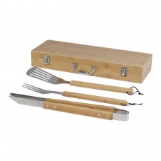 Assadus 3-piece BBQ set, Natural