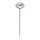 Met Grill-Thermometer, silber