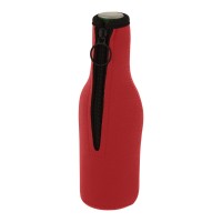 Fris recycled neoprene bottle sleeve holder, Red