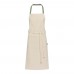 Nia 200 g/m² recycled cotton apron, Heather green