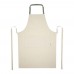 Nia 200 g/m² recycled cotton apron, Heather green