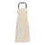 Nia 200 g/m² recycled cotton apron, Black