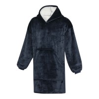 Denali GRS hoodie blanket, Dark blue
