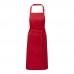 Andrea 240 g/m² apron with adjustable neck strap, Red