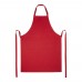 Andrea 240 g/m² apron with adjustable neck strap, Red