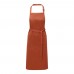 Andrea 240 g/m² apron with adjustable neck strap, Brick