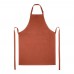 Andrea 240 g/m² apron with adjustable neck strap, Brick