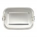 Titan 750 ml gerecyclede roestvrijstalen lunchbox, Zilver