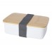 Mangi 750 ml lunch box, White Mangi 750 ml lunch box, White