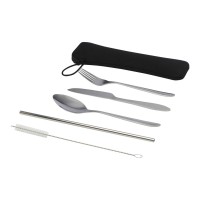 Sheen 5-teiliges Besteckset aus Edelstahl, silber