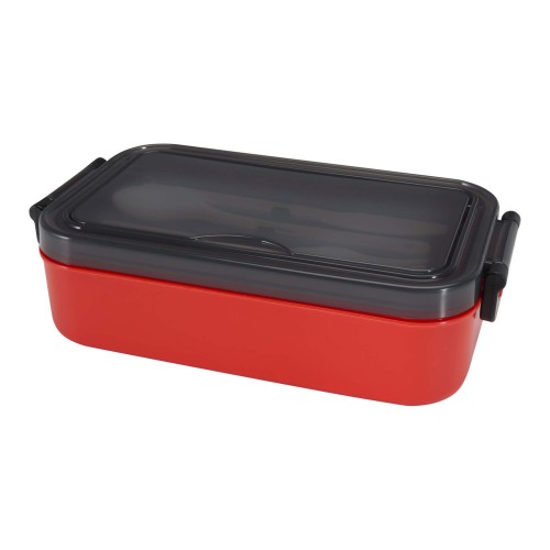 Snappy 1000 ml lunch box and cutlery set, Red Snappy 1000 ml lunch box and cutlery set, Red