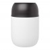 Supo 480 ml dubbelwandige lunchpot van gerecycled roestvrij staal met opvouwbare lepel, Wit