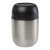 Supo 480 ml dubbelwandige lunchpot van gerecycled roestvrij staal met opvouwbare lepel, Zilver